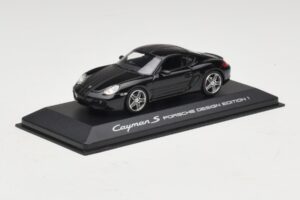 Porsche Cayman S 987 Porsche Design Edition 1 Preto Minichamps 1:43 400065622 Metal - imagem 2 de 5