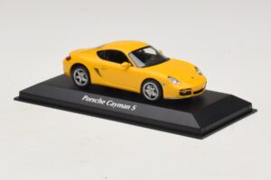 Porsche Cayman S 987 Amarelo Maxichamps 1:43 940065620 Metal - imagem 3 de 5