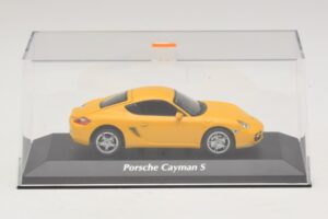 Porsche Cayman S 987 Amarelo Maxichamps 1:43 940065620 Metal - imagem 4 de 5