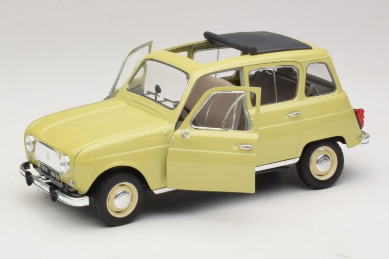 Renault 4L Amarelo Solido 1:18 8062 Metal