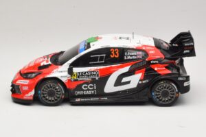 Toyota GR Yaris Rally1 #33 E. Evans / S. Martin Rally Monte Carlo 2026 IXO 1:18 18RMC269B Metal - imagem 3 de 6