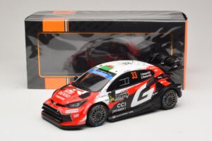Toyota GR Yaris Rally1 #33 E. Evans / S. Martin Rally Monte Carlo 2026 IXO 1:18 18RMC269B Metal - imagem 6 de 6