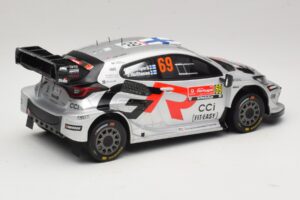 Toyota GR Yaris Rally1 #69 K. Rovanpera / J. Halttunen Rally Portugal 2025 IXO 1:18 18RMC250B Metal - imagem 2 de 6