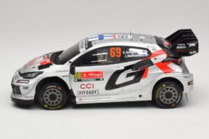 Toyota GR Yaris Rally1 #69 K. Rovanpera / J. Halttunen Rally Portugal 2025 IXO 1:18 18RMC250B Metal - imagem 3 de 6