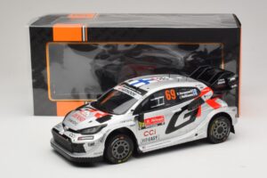 Toyota GR Yaris Rally1 #69 K. Rovanpera / J. Halttunen Rally Portugal 2025 IXO 1:18 18RMC250B Metal - imagem 6 de 6