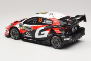 Toyota GR Yaris Rally1 #99 O. Solberg / E. Edmondson Rally Monte Carlo Winner 2026 IXO 1:18 18RMC269A Metal - imagem 5 de 6
