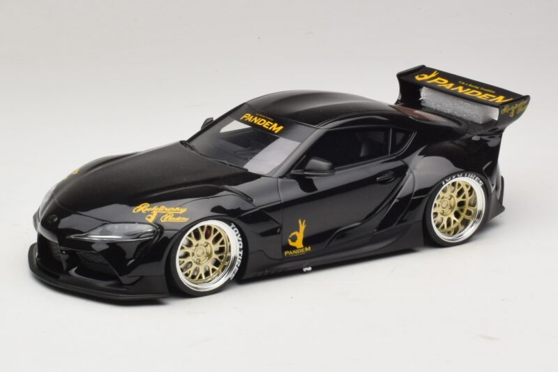 Toyota Supra GR A90 Pandem V1.0 Preto TopSpeed 1:18 TS0307 Resina