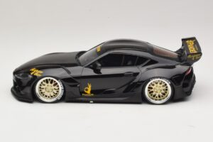 Toyota Supra GR A90 Pandem V1.0 Preto TopSpeed 1:18 TS0307 Resina - imagem 3 de 6