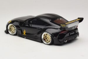 Toyota Supra GR A90 Pandem V1.0 Preto TopSpeed 1:18 TS0307 Resina - imagem 5 de 6