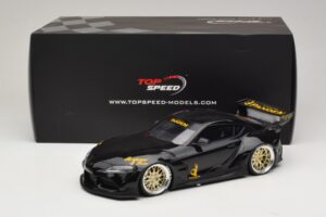 Toyota Supra GR A90 Pandem V1.0 Preto TopSpeed 1:18 TS0307 Resina - imagem 6 de 6