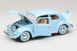 Volkswagen Carocha Azul Bburago 1:18 3381 Metal - imagem 2 de 8
