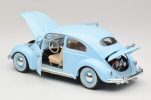 Volkswagen Carocha Azul Bburago 1:18 3381 Metal - imagem 5 de 8