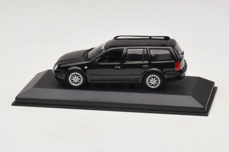 Volkswagen Golf Mk4 Variant Sport Highline BBS Edition Preto Caixa De Substituição Minichamps 1:43 GOLF008-R1 Metal
