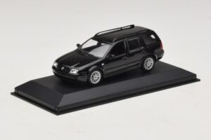 Volkswagen Golf Mk4 Variant Sport Highline BBS Edition Preto Caixa De Substituição Minichamps 1:43 GOLF008-R1 Metal - imagem 2 de 5
