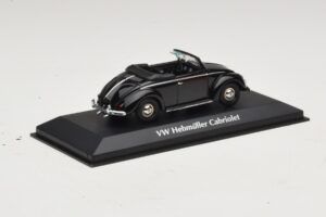 Volkswagen Hebmuller Cabriolet Preto Maxichamps 1:43 940052130 Metal - imagem 2 de 5