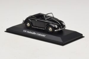 Volkswagen Hebmuller Cabriolet Preto Maxichamps 1:43 940052130 Metal - imagem 3 de 5