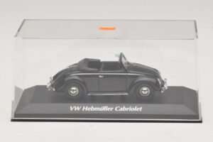Volkswagen Hebmuller Cabriolet Preto Maxichamps 1:43 940052130 Metal - imagem 4 de 5