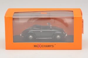 Volkswagen Hebmuller Cabriolet Preto Maxichamps 1:43 940052130 Metal - imagem 5 de 5