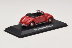 Volkswagen Hebmuller Cabriolet Vermelho Maxichamps 1:43 940052131 Metal - imagem 2 de 5