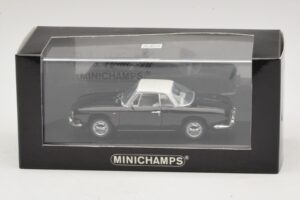 Volkswagen Karmann Ghia Preto com tejadilho branco Minichamps 1:43 430050224 Metal - imagem 5 de 5
