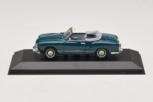Volkswagen Karmann Ghia Cabriolet Azul Escuro Minichamps 1:43 GHIA001 Metal