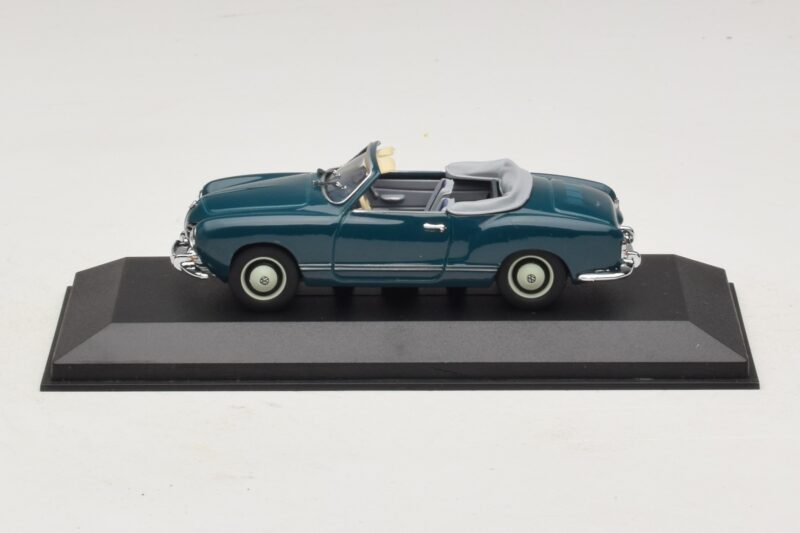 Volkswagen Karmann Ghia Cabriolet Azul Escuro Minichamps 1:43 GHIA001 Metal