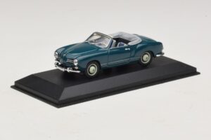 Volkswagen Karmann Ghia Cabriolet Azul Escuro Minichamps 1:43 GHIA001 Metal - imagem 2 de 5