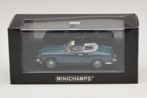 Volkswagen Karmann Ghia Cabriolet Azul Escuro Minichamps 1:43 GHIA001 Metal - imagem 5 de 5