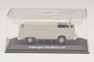 Volkswagen T2b Carrinha De Entregas Cinzento Maxichamps 1:43 940053060 Metal - imagem 4 de 5