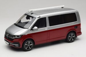 Volkswagen T6.1 California Ocean Tornado Red / Reflex Silver Otto 1:18 Volkswagen T6.1 California Ocean Tornado Red / Reflex Silver Otto 1:18 OT1342 Resina